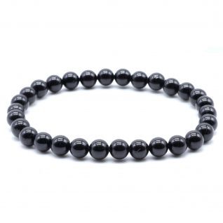 Pulsera 6mm Turmalina Negra